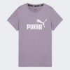 PUMA Сливова жіноча футболка  ESS Logo Tee (s) 586775/34 M сливовий - зображення 6