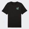 PUMA Чорна чоловіча футболка  GRAPHICS SUPER  FOOTBALL Relaxed Tee 628007/01 XL чорний - зображення 4