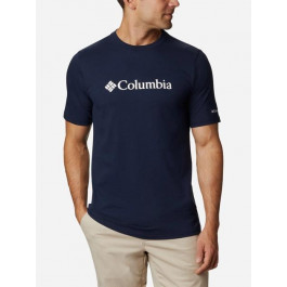 Columbia Футболка бавовняна чоловіча  CSC Basic Logo Short Sleeve 1680051-467 S Темно-синя (019385529204)