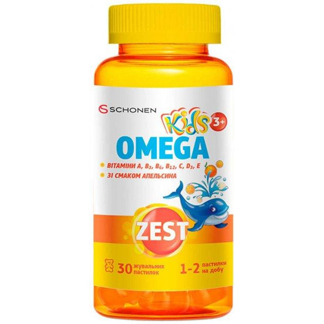 Schonen Витамины Kids Omega №30 жевательных пластинок (000001225) - зображення 1