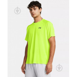   Under Armour Спортивна футболка чоловіча  Ua Tech Textured Ss 1382796-731 L Жовта (196885593437)