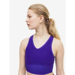   H&M Спортивний топ для фітнесу жіночий  061136411_violet S Фіолетовий (6666000308429)