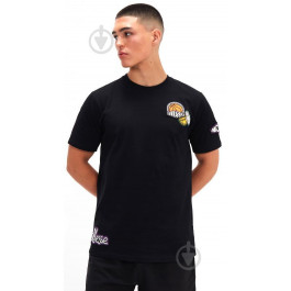   Ellesse Футболка бавовняна довга чоловіча  Boretto T-Shirt SHV20120-011 XL Чорна з принтом (5063061870697)