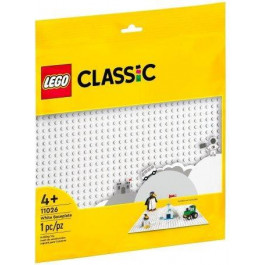 LEGO Classic Белая базовая пластина 1 деталь (11026)