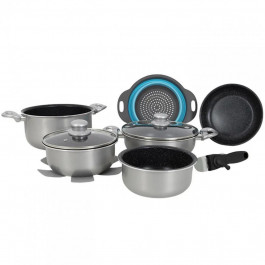   Gimex Cookware Set induction Silver (6977226)