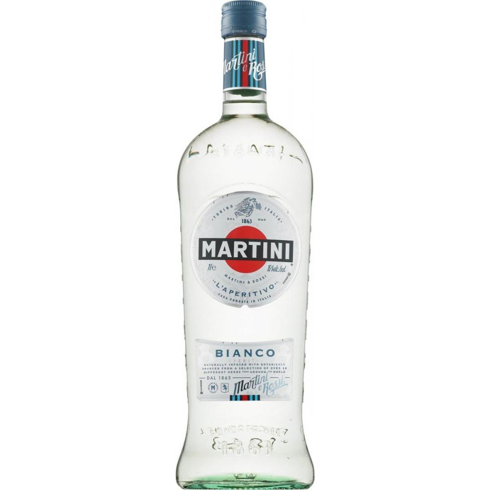 Martini Вермут  Bianco сладкий 0.5 л 15% (5010677922005) - зображення 1