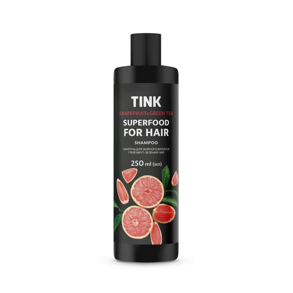 Tink Шампунь для жирных волос  Грейпфрут-Зеленый чай 250 мл (4823109401334) - зображення 1