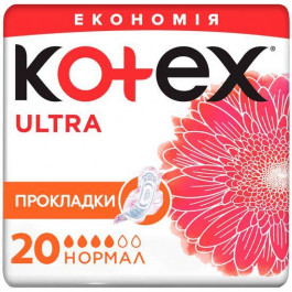 Kotex Гігієнічні прокладки  Ultra Dry Normal Duo 20 (5029053542638)