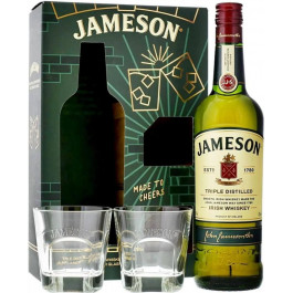   Jameson Набір Віскі  Irish Whisky, 40%, 0,7 л + 2 келихи (304763) (5011007004446)