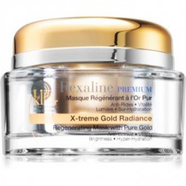   Rexaline Premium Line-Killer X-Treme Gold Radiance маска для глибокого  відновлення з золотом 24 карата 50 мл