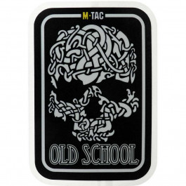   M-Tac Наклейка  Old Skull Large світловідбиваюча - Black (51423002-L)