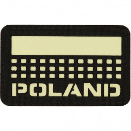   M-Tac Нашивка  Flag Poland Laser Cut - Black Luminate (51006202)