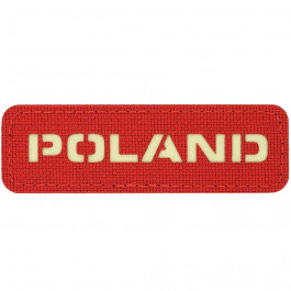   M-Tac Нашивка  Poland Laser Cut - Red Luminate (51003233)