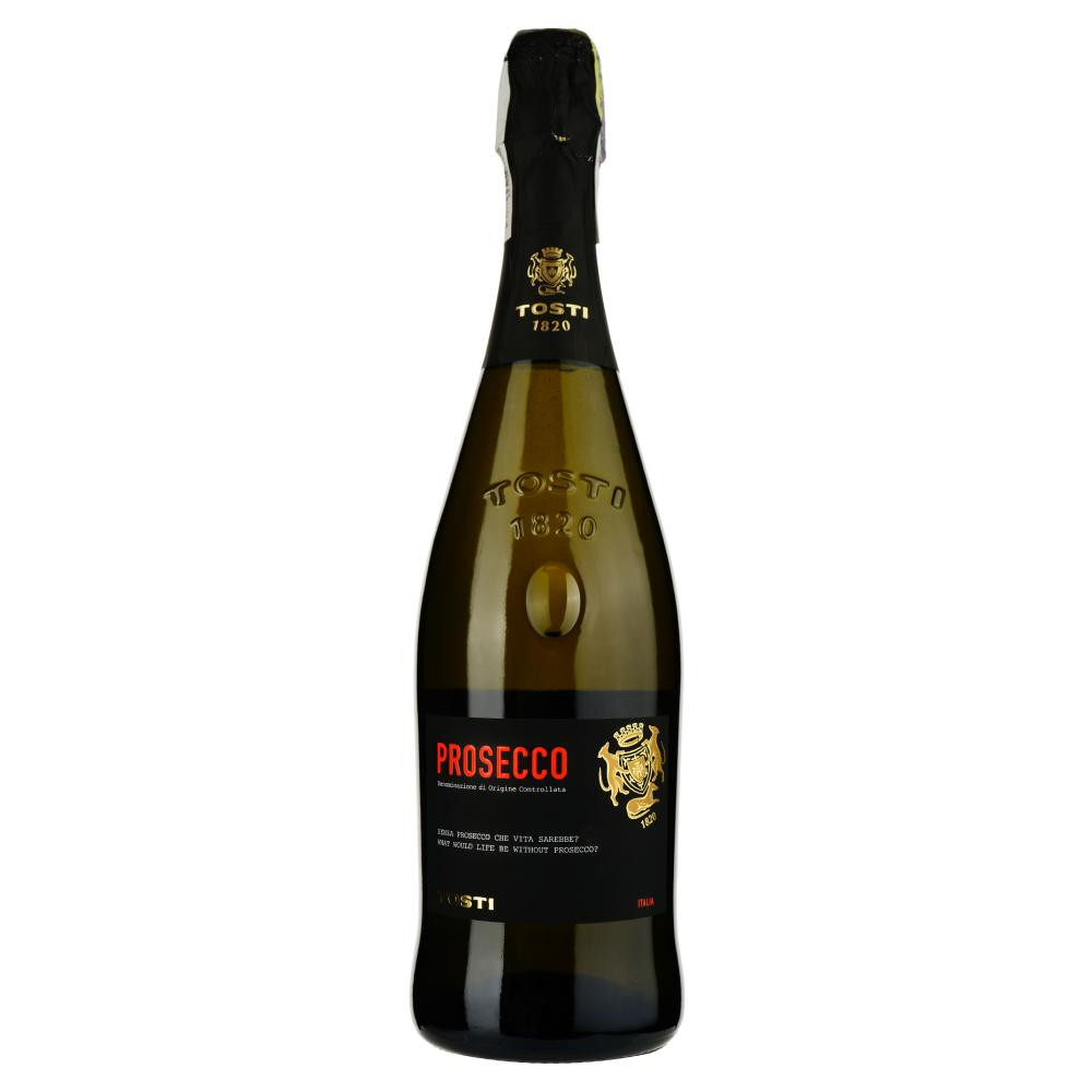 Tosti Вино ігристе  Prosecco D.O.C. біле екстрасухе 11%, 750 мл (8034042190759) - зображення 1