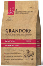   Grandorf Medium & Maxi Lamb & Turkey 3 кг (5407007850969)