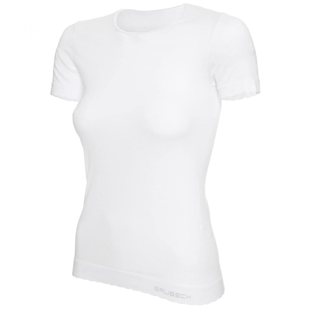 Brubeck Жіноча термоактивна футболка  Comfort Cotton з коротким рукавом - Біла L - зображення 1