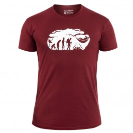 TigerWood Футболка T-Shirt  Bushcraft Evolution - Bordo L