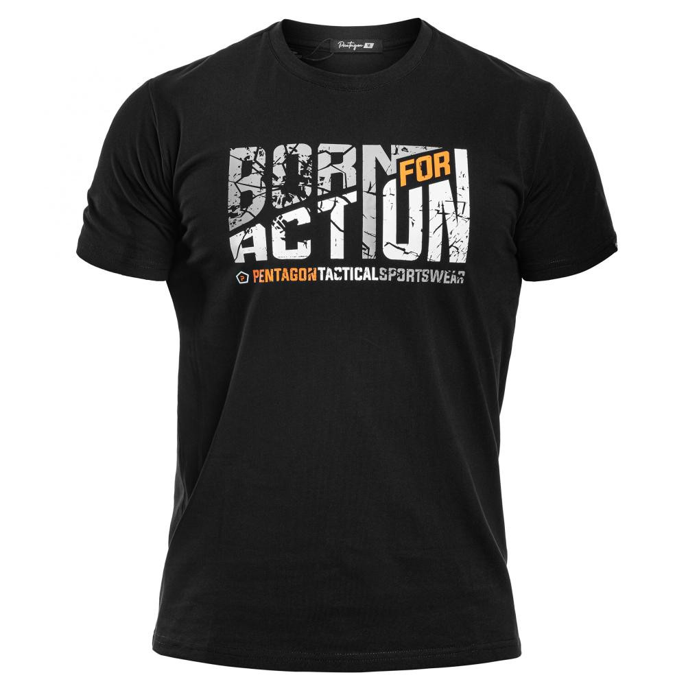 Pentagon Футболка  Ageron "Born For Action" чорна L - зображення 1
