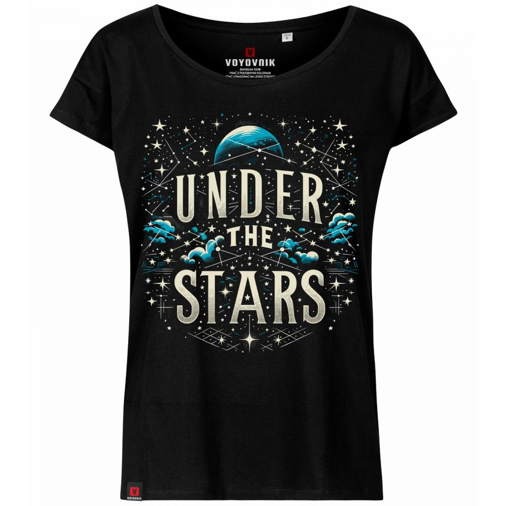 Voyovnik Футболка T-shirt жіноча  Under the Stars - Black S - зображення 1