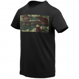 Helikon-Tex Футболка T-Shirt  FN FAL - Black/Rhodesian Camo XXL