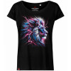 Voyovnik Футболка T-shirt жіноча  Neon Lion - Black XL - зображення 1