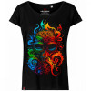 Voyovnik Футболка T-shirt жіноча  Colorblast Octopus - Black XL - зображення 1
