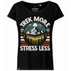 Voyovnik Футболка T-shirt жіноча  Trek More, Stress Less - Black M - зображення 1