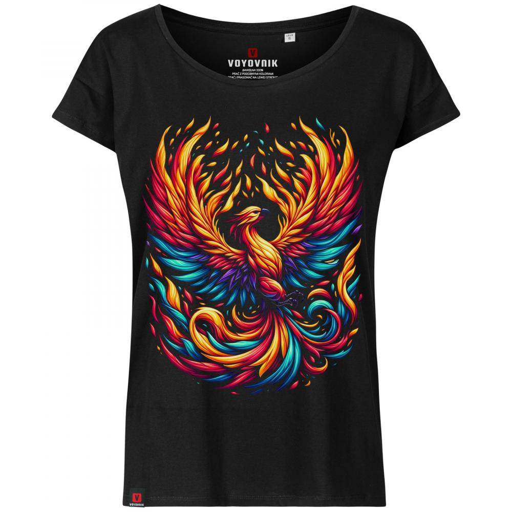 Voyovnik Жіноча футболка T-shirt  Rising Phoenix - Black XL - зображення 1
