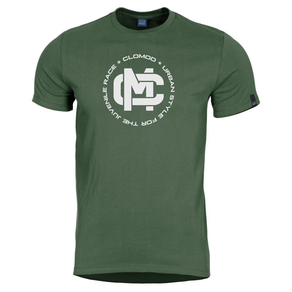 Pentagon Футболка T-shirt  CloMod Initials - Olive Green L - зображення 1
