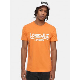   Lonsdale Футболка  117389-6501 S Orange/White (4255581509787)