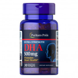   Puritan's Pride Extra Strength DHA 500 mg, 30 капсул