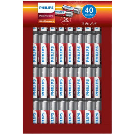   Philips AAA bat Alkaline 40шт Power (LR03P40FP/10)