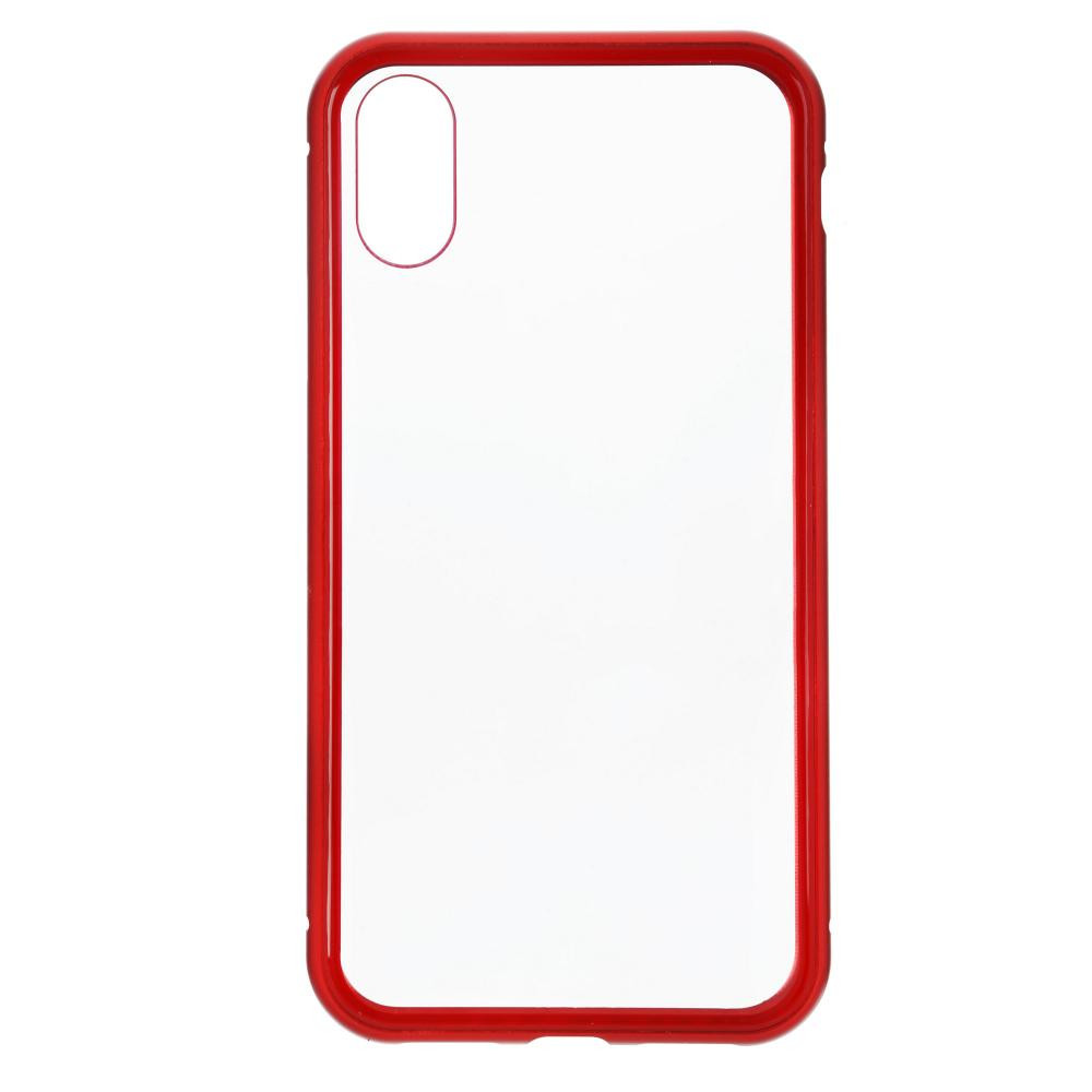 ArmorStandart Magnetic case iPhone X/XS Clear/Red (ARM53388) - зображення 1