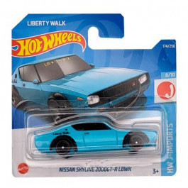   Hot Wheels Liberty Walk Nissan Skyline 2000GT-R LBWK J-Imports 1:64 HCW32 Blue