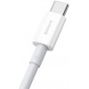 Baseus Superior Series Fast Charging Data Cable USB to Type-C 1m White (CATYS-02) - зображення 3