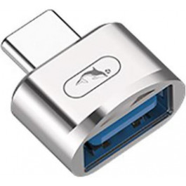   SkyDolphin OT05 Mini USB Type-A to USB Type-C Silver (ADPT-00030)