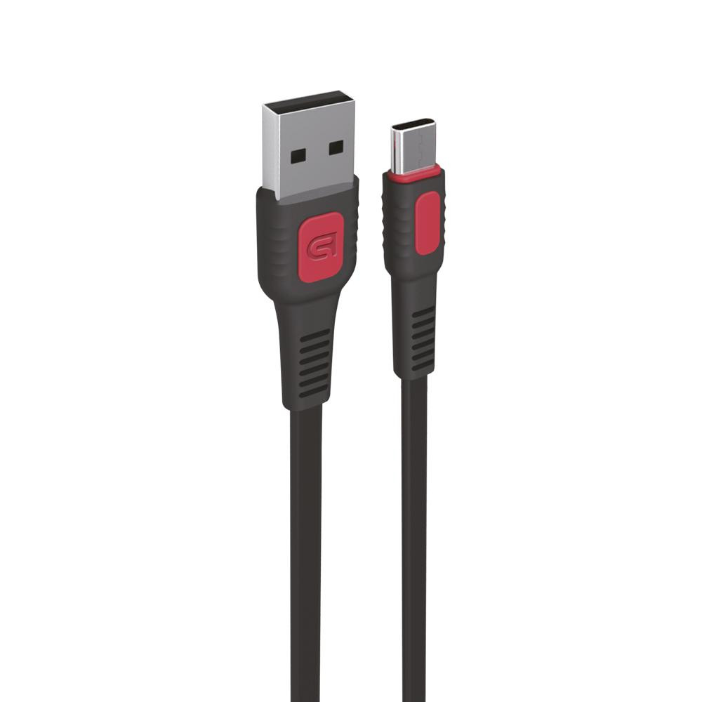 ArmorStandart AR15 USB - Type-C 2.4А 1m Black (ARM59536) - зображення 1