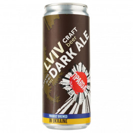   Правда Пиво Lviv Dark Ale, темне, нефільтроване, 5%, 0,33 л, м/б (4083561878550)