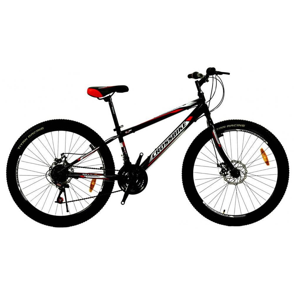 Crossbike Spark D-Al 26" 2022 / рама 13" чорний/червоний (26CJPR-004462) - зображення 1