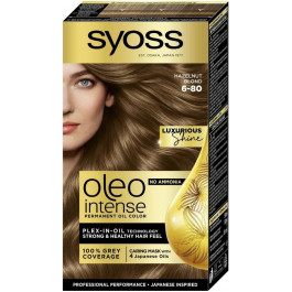 Syoss Краска для волос без аммиака  Oleo Intense 6-80 Золотистый русый, 115 мл (8410436246569)
