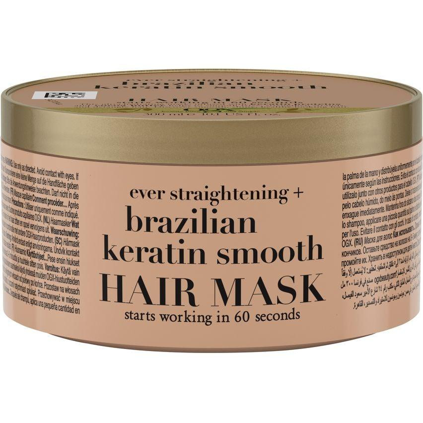 Ogx Маска для волосся,  Brazilian Keratin Smooth Що розгладжує 300 (мл) - зображення 1