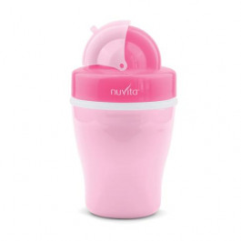   Nuvita Детский поильник 18м+ 200мл. с трубочкой Розовый (NV1436Pink)