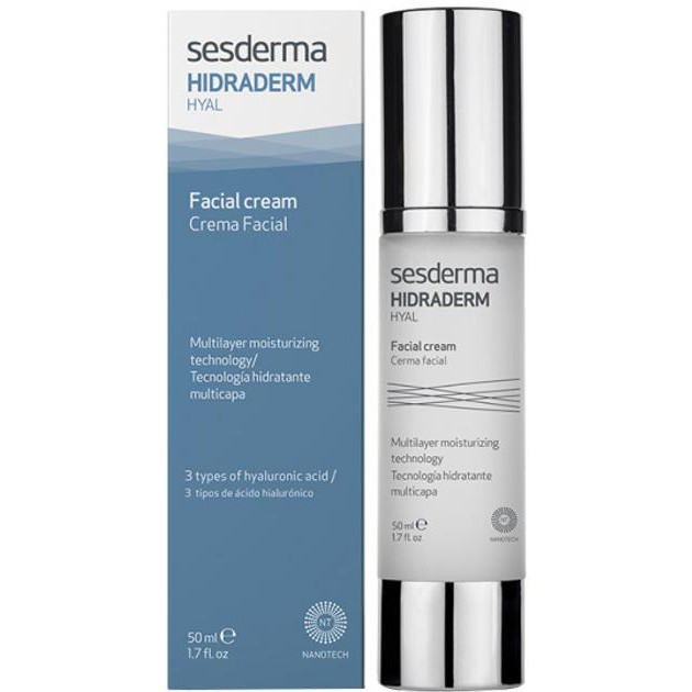 SeSDerma Увлажняющий крем  Hidraderm Hyal для комбинированной кожи лица 50 мл (8429979250223) - зображення 1