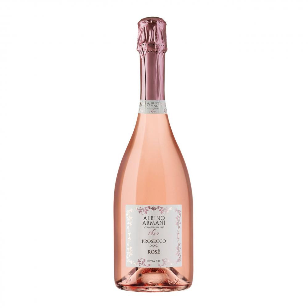 Albino Armani Вино ігристе  Prosecco Rose extra dry, 0,75 л (8022592145008) - зображення 1