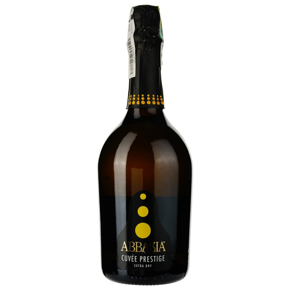 Abbazia Ігристе вино  Cuvee Prestige Spumante Extra Dry, біле, екстра-драй, 0.75 л (8001592003631) - зображення 1