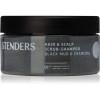 Stenders Black Mud & Charcoal очищуючий пілінг для волосся та шкіри голови 300 гр - зображення 1