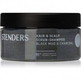   Stenders Black Mud & Charcoal очищуючий пілінг для волосся та шкіри голови 300 гр