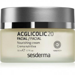 SeSDerma Acglicolic 20 Facial поживний омолоджуючий крем для сухої та дуже сухої шкіри  50 мл