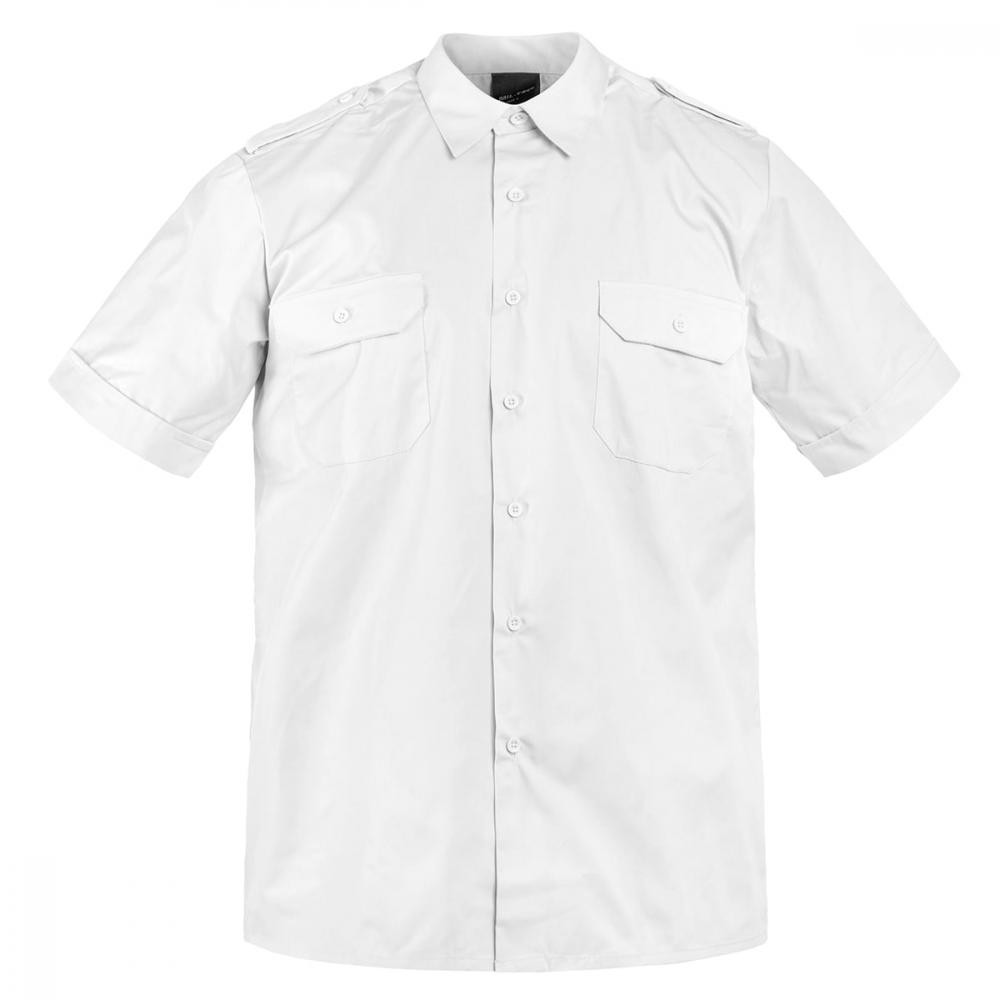 Mil-Tec Service Short Sleeve Shirt - White (10932007-904) - зображення 1