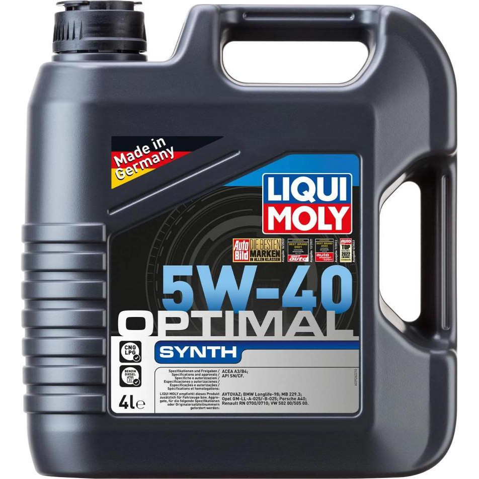 Liqui Moly Optimal Synth 5W-40 3926 - зображення 1